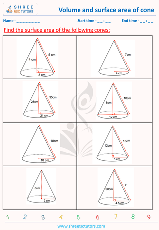 GCSE  Maths worksheet: 3D Shapes - Volume of 3d shapes