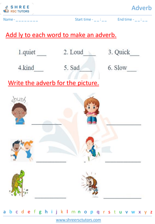 Grade 2  English worksheet: Adverbs