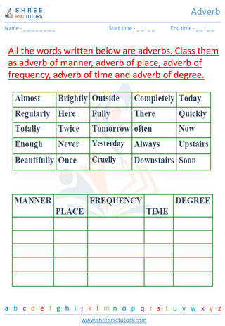 Grade 2  English worksheet: Adverbs