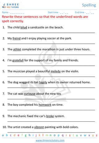 KS1 SATs  English worksheet: Spelling - Spelling challenge